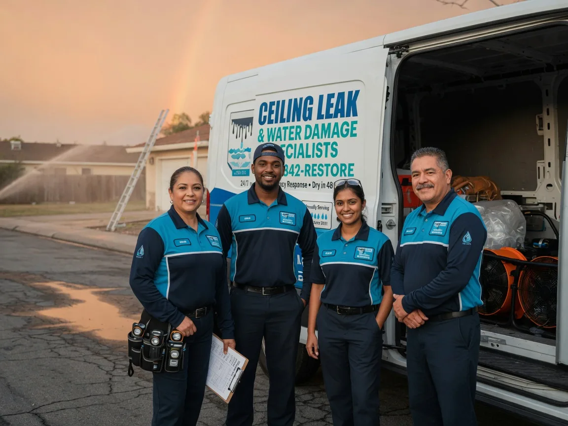 Ceiling Leak Cleanup company in Lewisville, MN