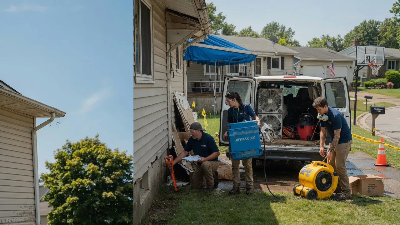 Ceiling Leak Cleanup in Lewisville, MN near me